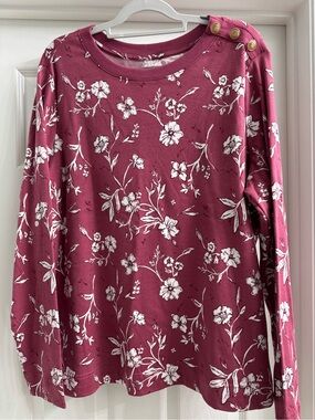 Croft & Barrow lg sleeve top BRAND NEW! Size XXL.